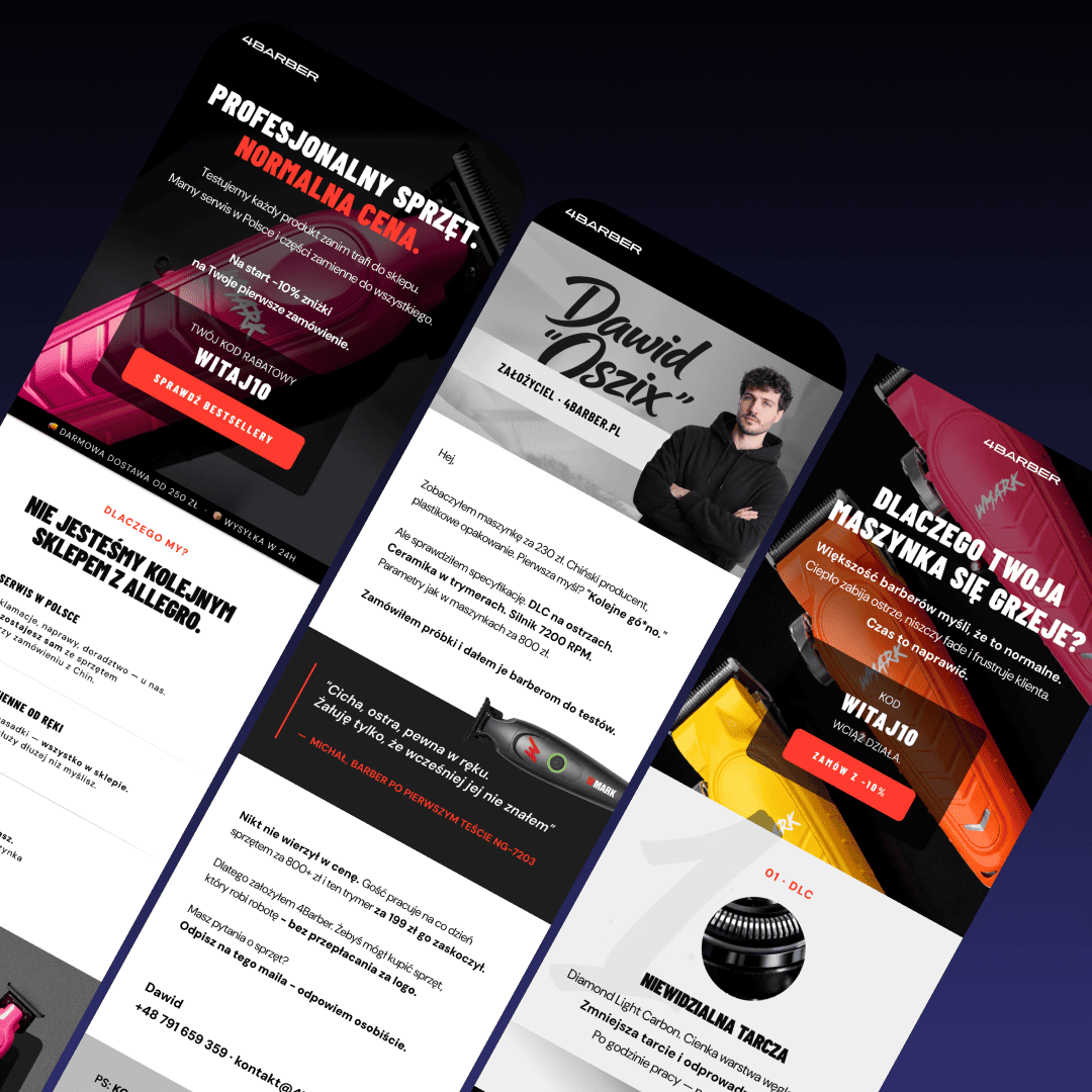Welcome flow — seria powitalna zamieniająca leady w kupujących